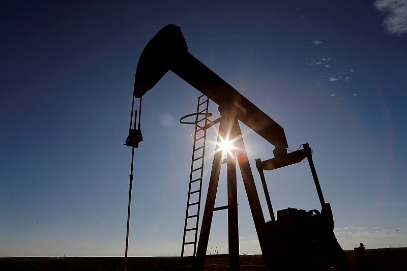 Một giắc dầu thô ở Lưu vực Permian ở Quận Loving, Texas, Hoa Kỳ (ảnh: Reuters)
