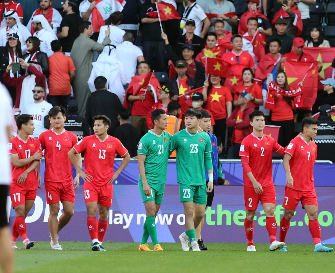 Đội tuyển Việt Nam rời ASIAN Cup 2023 mà không có điểm nào. (Nguồn: Tuan Huu Pham)