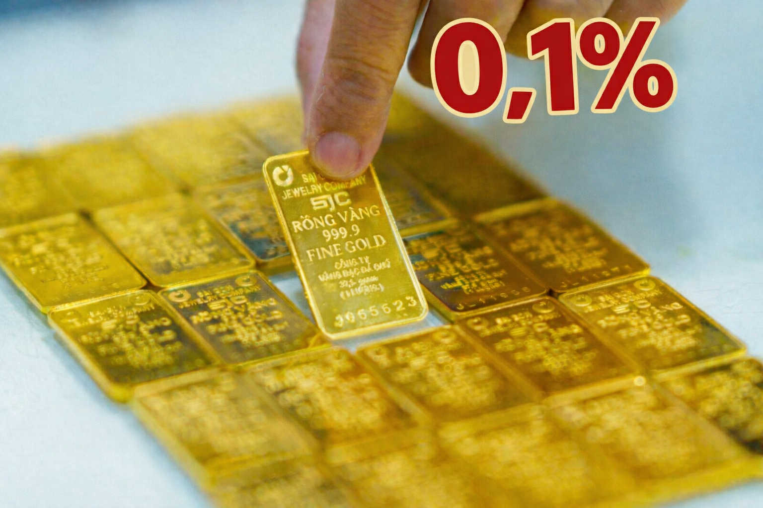 Vì sao vàng miếng phải vào "vòng thuế", dù chỉ 0,1%?