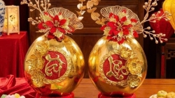 Dừa dát vàng tiền triệu hút khách dịp Tết Bính Ngọ 2026