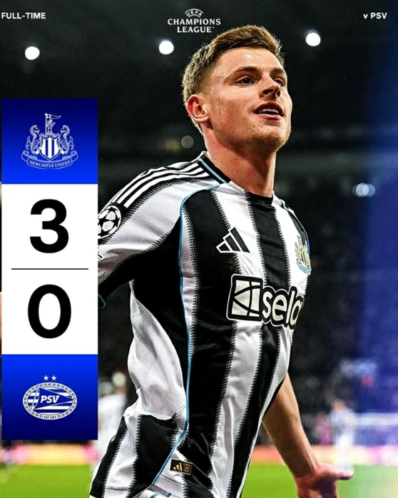 Newcastle thắng đậm trước trận đấu "sống còn" với PSG