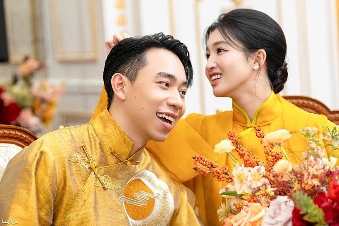 Á hậu Phương Nhi xinh đẹp, rạng ngời hạnh phúc trong lễ vu quy