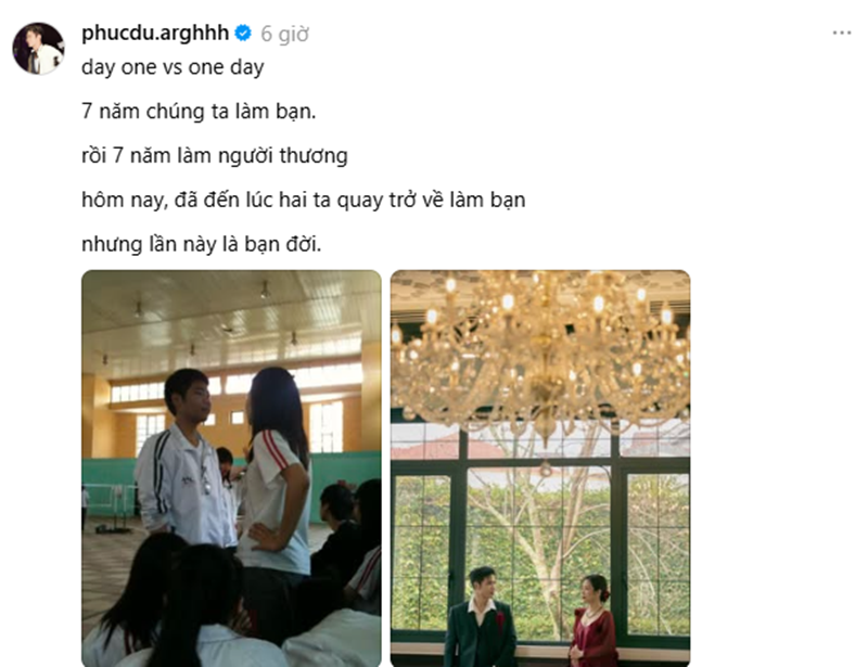 Rapper Phúc Du lần đầu công khai bạn đời gắn bó từ thuở học trò Rapper Phúc Du lần đầu công khai bạn đời gắn bó từ thuở học trò