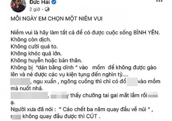 Tan tành sự nghiệp chỉ vì status 'nghịch dại', NSƯT Đức Hải còn cay đắng khi bị gia đình vợ bắt làm điều này