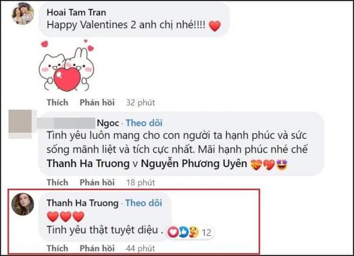 Phương Uyên đăng ảnh 'tình bể bình' bên Thanh Hà đúng Valentine, xác nhận đang yêu?