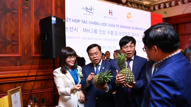 Thành phố Nonsan và Tập đoàn MHGroup thúc đẩy lưu thông hàng hóa nông nghiệp Việt Nam - Hàn Quốc