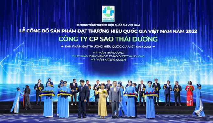 Sao Thái Dương có 3 sản phẩm đạt Giải Thương hiệu Quốc gia Việt Nam 2022