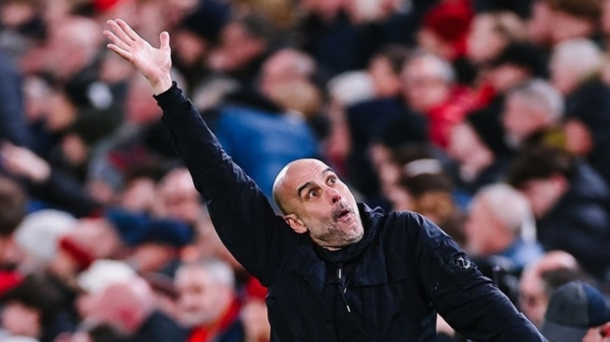 HLV Pep bức xúc vì Man City mất bàn thắng ở phút 100