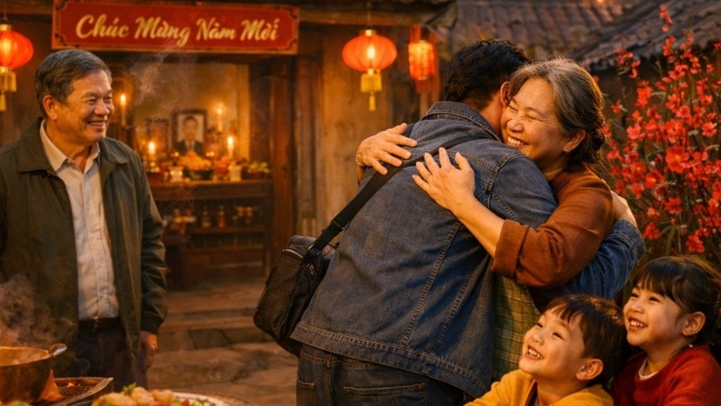 "Tết nhà" nơi thời gian chậm lại