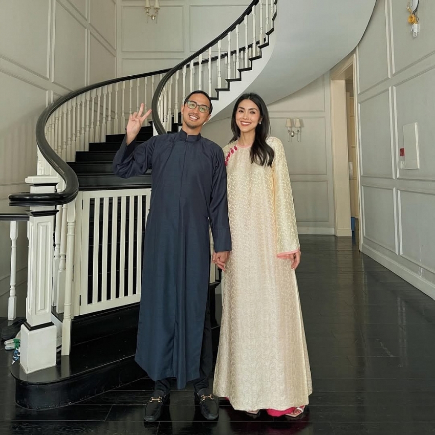 Tăng Thanh Hà diện áo dài mỗi dịp Tết khoe thần thái 'đỉnh cao'