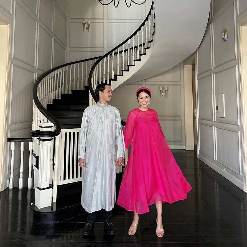 Tăng Thanh Hà diện áo dài mỗi dịp Tết khoe thần thái 'đỉnh cao'