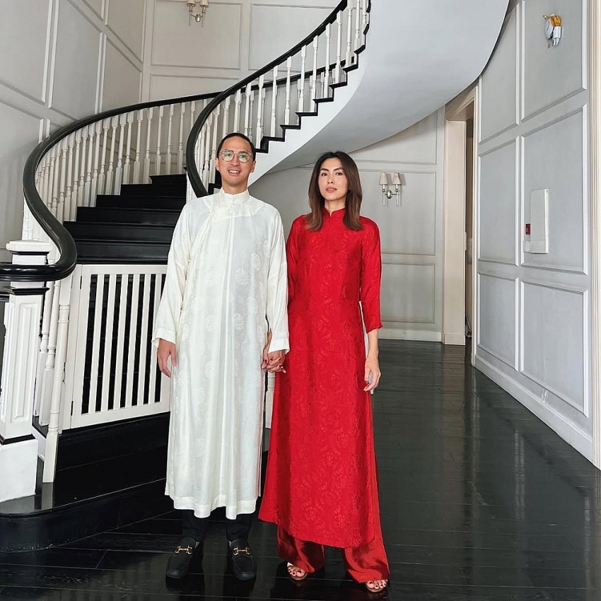 Tăng Thanh Hà diện áo dài mỗi dịp Tết khoe thần thái 'đỉnh cao'