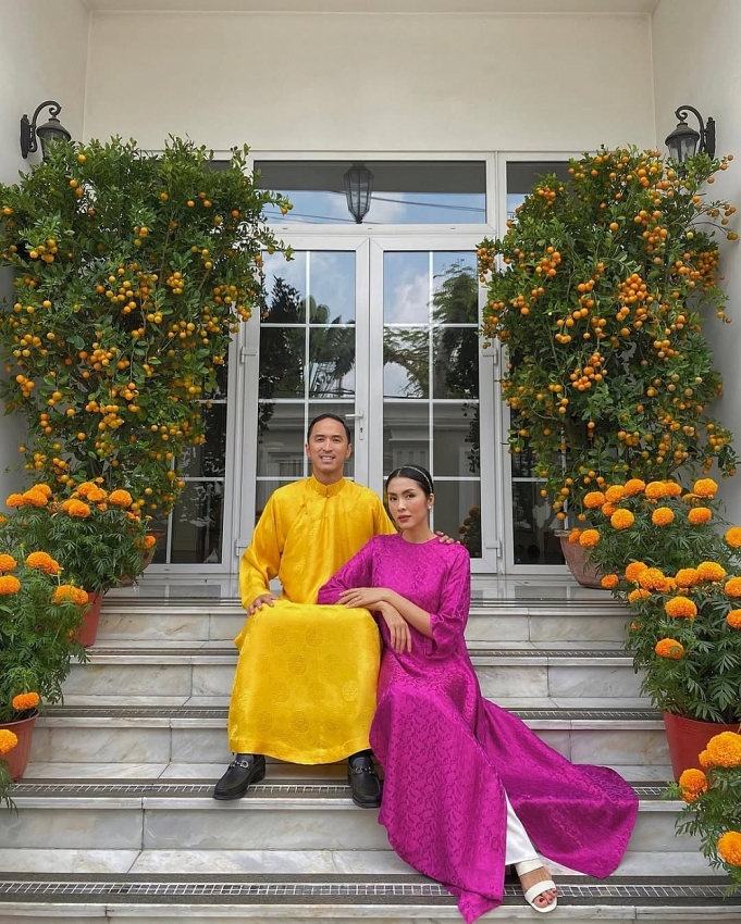 Tăng Thanh Hà diện áo dài mỗi dịp Tết khoe thần thái 'đỉnh cao'