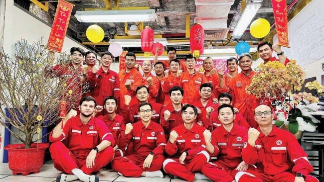 Tết giữa biển khơi