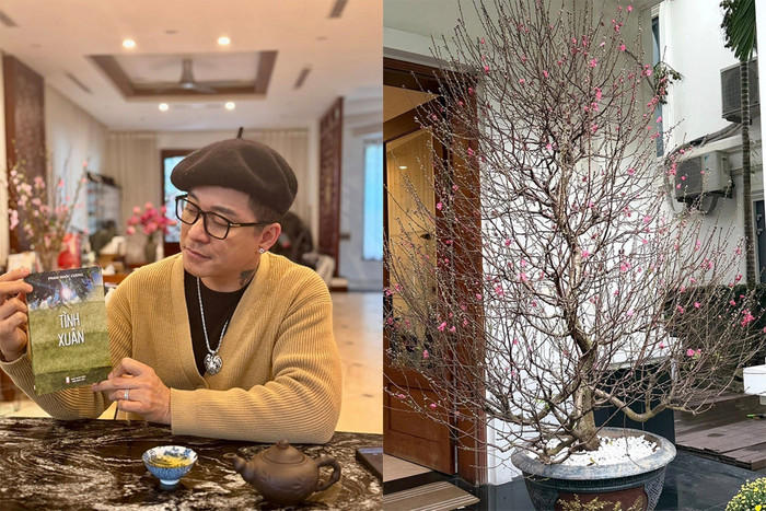 NSND Tự Long, Tuấn Hưng, Cường Đô La, Hồ Ngọc Hà khoe không gian biệt thự đón Tết Bính Ngọ