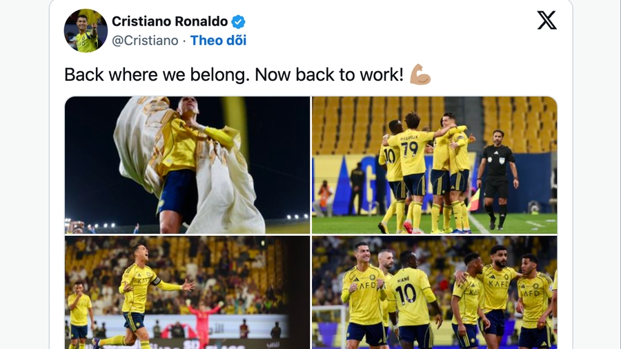 Ronaldo lên tiếng sau ‘nổi loạn’ tại Ả Rập Xê-út