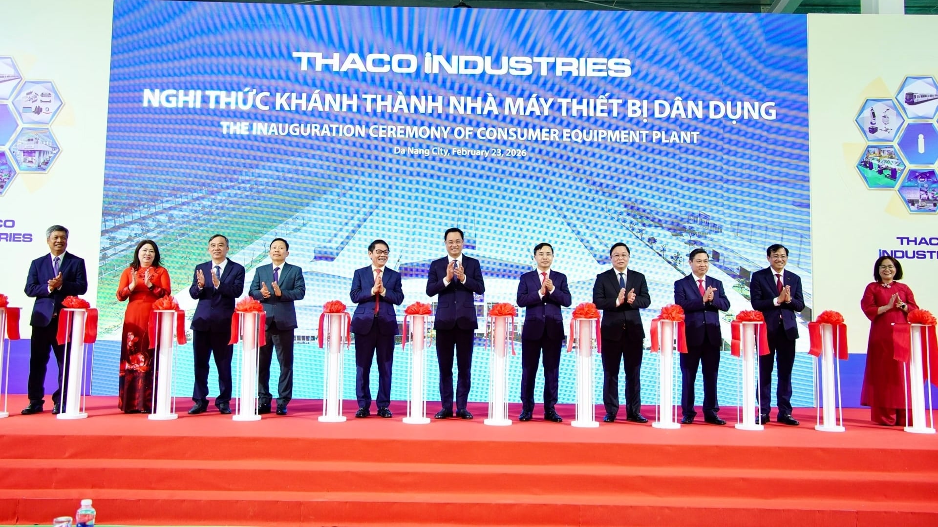 Khởi động năm Bính Ngọ, THACO đồng loạt khánh thành 3 nhà máy mới