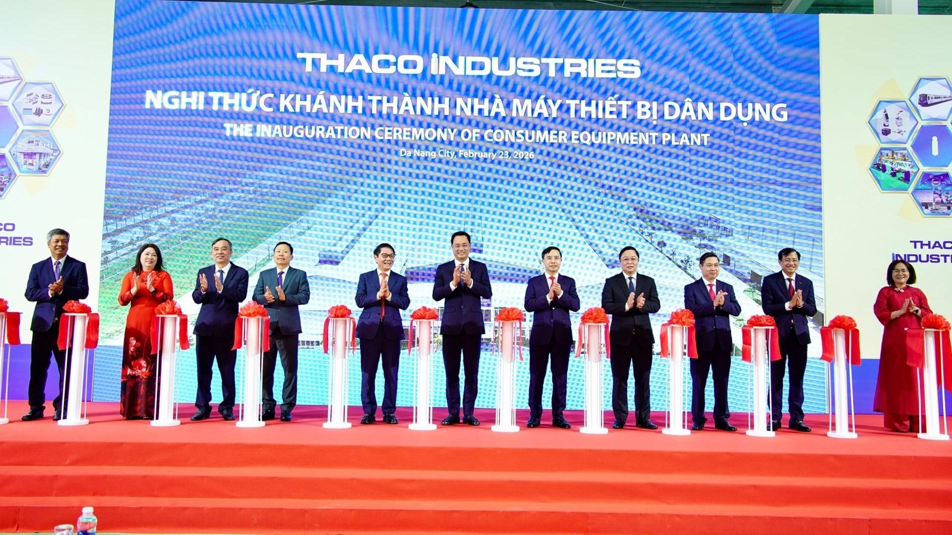 Khởi động năm Bính Ngọ, THACO đồng loạt khánh thành 3 nhà máy mới