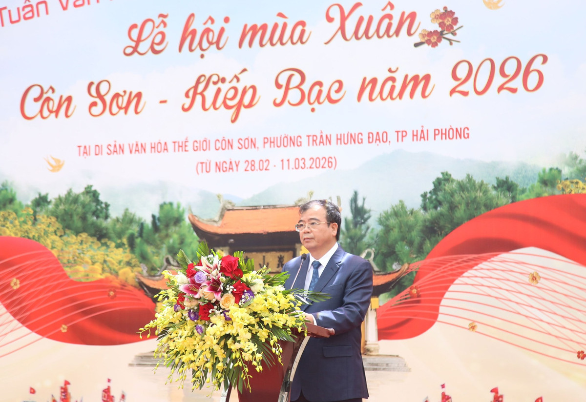 Khai mạc Tuần Văn hóa, Du lịch Lễ hội Xuân Côn Sơn – Kiếp Bạc 2026 Khai mạc Tuần Văn hóa, Du lịch Lễ hội Xuân Côn Sơn – Kiếp Bạc 2026