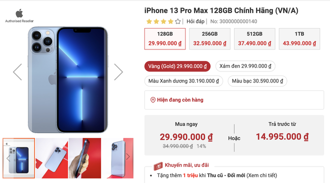 Khó tin: iPhone 12 Pro Max có giá cao hơn cả iPhone 13 Pro Max tại Việt Nam