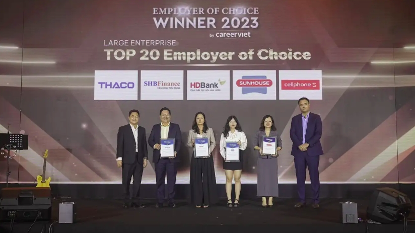 Thaco của ông Trần Bá Dương vào “Top 20 nhà tuyển dụng được yêu thích nhất” khối doanh nghiệp lớn