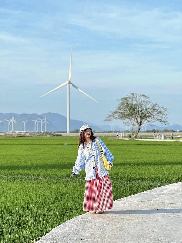 Say lòng trước vẻ đẹp bất tận của cánh đồng điện gió Đầm Nại