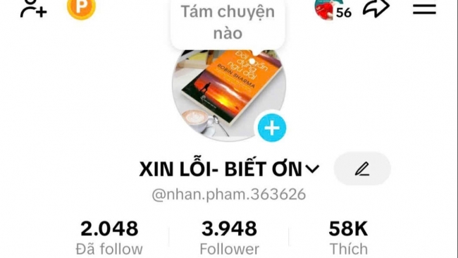 Kênh TikTok của những trái tim biết dừng lại