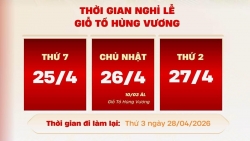 Bộ Nội vụ lên tiếng về thông tin nghỉ lễ 9 ngày dịp Giỗ Tổ và 30/4-1/5
