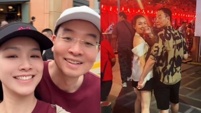 Hoa hậu Thùy Lâm khoe tổ ấm tại Singapore: Hai con gây sốt với chiều cao ấn tượng