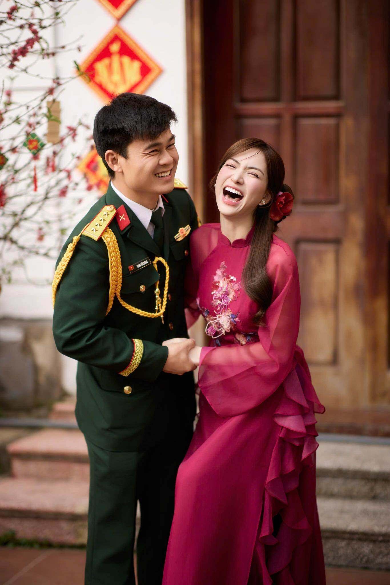 Thực hư tin đồn Hòa Minzy sinh con gái cho Đại úy Thăng Văn Cương