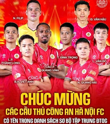 Văn Hậu trở lại đội tuyển Việt Nam sau 3 năm vắng bóng