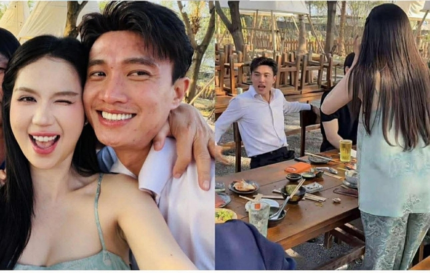 Quốc Trường thân mật Ngọc Trinh gây chú ý