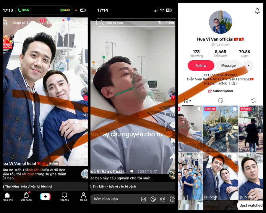 Đang khỏe mạnh, Hứa Vĩ Văn vướng tin đồn bị bệnh nguy kịch