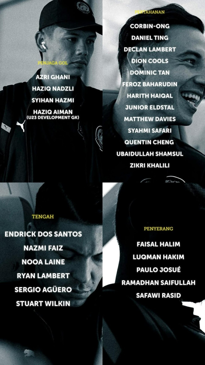 Bất ngờ danh sách tuyển Malaysia đấu Việt Nam