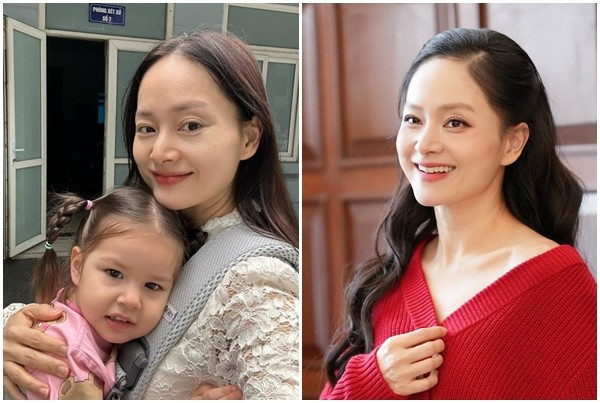 Lan Phương địu con đến tòa nhận giấy hoãn phúc thẩm vụ ly hôn