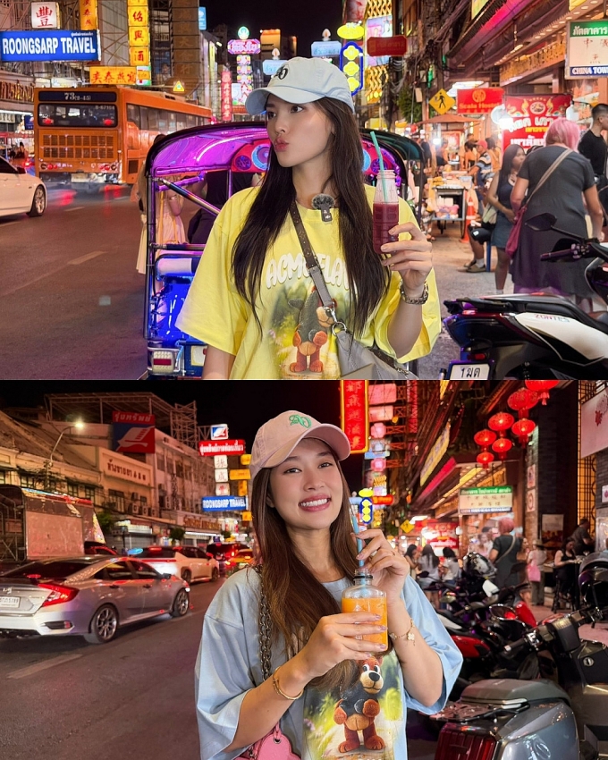 Kỳ Duyên - Thiên Ân quấn quýt khi du lịch ở Thái Lan