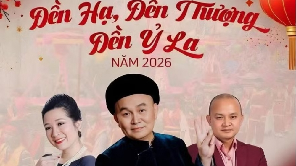 Nghệ sĩ Xuân Hinh, Thanh Thanh Hiền tham gia lễ hội đền Hạ tại Tuyên Quang