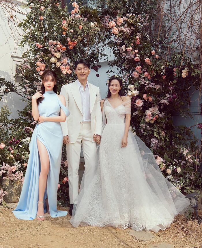 Sao Việt 'xúng xính váy áo' dự hôn lễ Son Ye Jin và Hyun Bin
