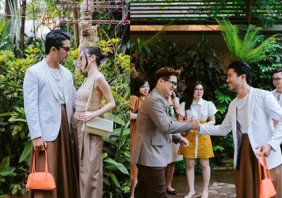 Những trang phục gây tranh cãi kịch liệt của con rể Xuân Hinh Những trang phục gây tranh cãi kịch liệt của con rể Xuân Hinh