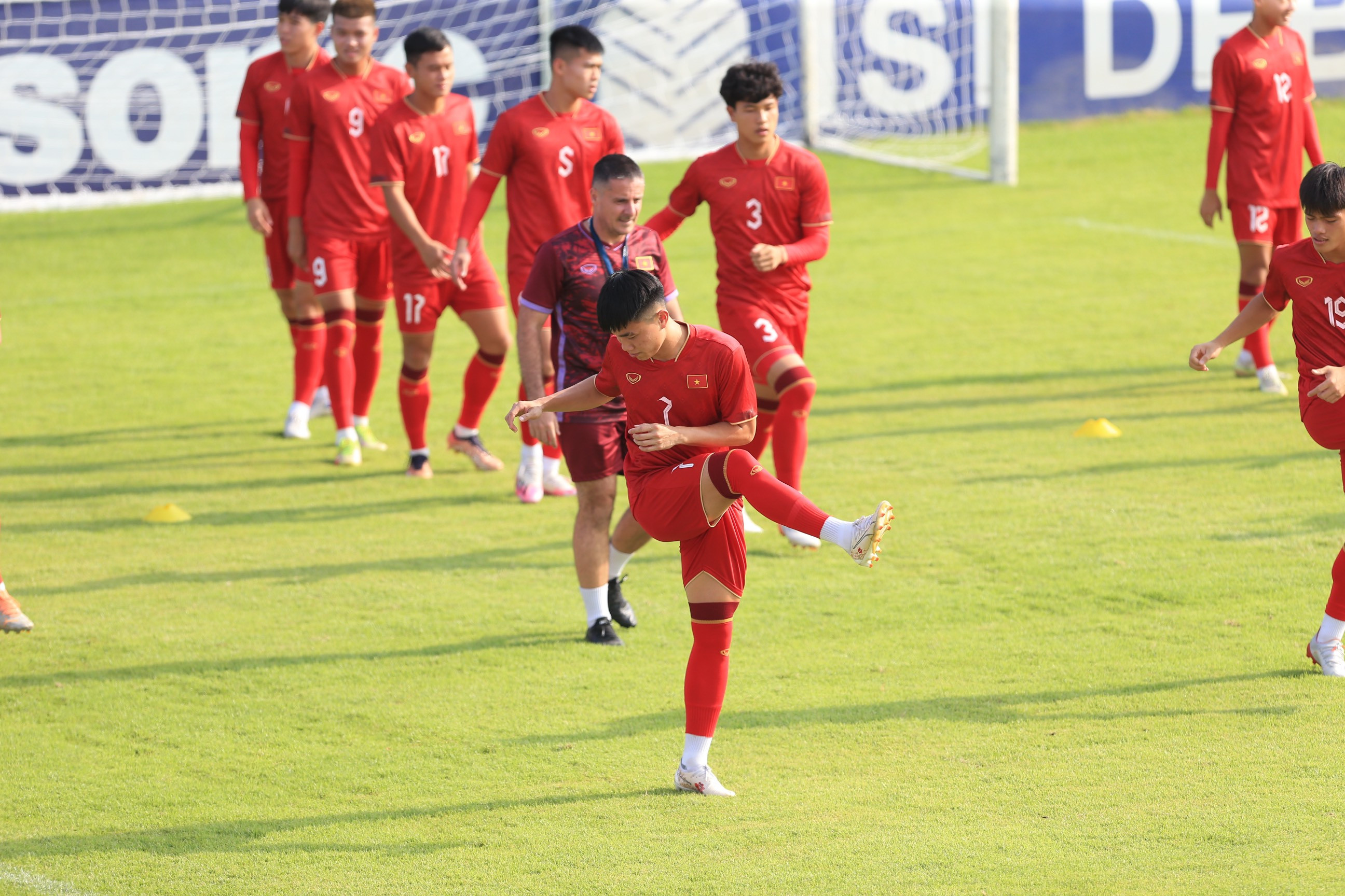 U22 Việt Nam rộn tiếng cười, hứng khởi chờ đấu Lào U22 Việt Nam rộn tiếng cười, hứng khởi chờ đấu Lào