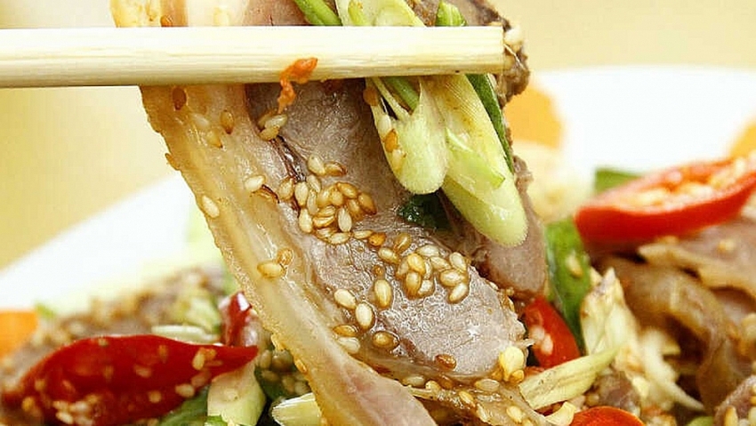 Món dê tái chanh Ninh Bình lọt top món ngon nhất thế giới Món dê tái chanh Ninh Bình lọt top món ngon nhất thế giới