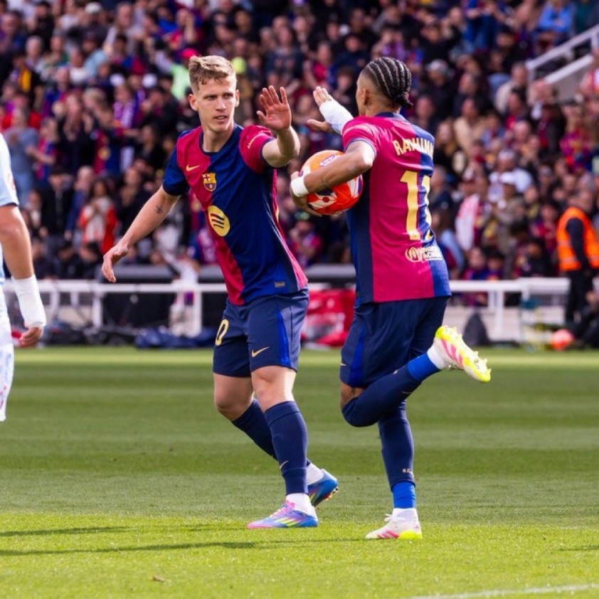 Raphinha rực sáng, Barca ngược dòng điên rồ chạm tay vào ngôi vương La Liga Raphinha rực sáng, Barca ngược dòng điên rồ chạm tay vào ngôi vương La Liga