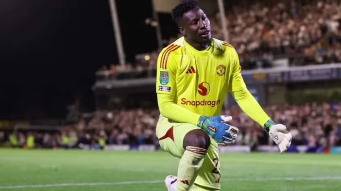 Man Utd "dở khóc dở cười" với thủ thành Onana