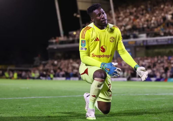 Man Utd "dở khóc dở cười" với thủ thành Onana