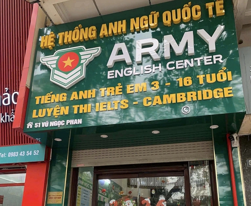 Army English: Tuyển sinh trước, hoàn thiện pháp lý sau - trách nhiệm thuộc về ai? Army English: Tuyển sinh trước, hoàn thiện pháp lý sau - trách nhiệm thuộc về ai?