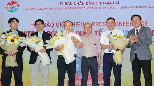 HLV Park Hang Seo tiếp lửa cho giải bóng đá U14 quốc tế của bầu Đức tại Gia Lai