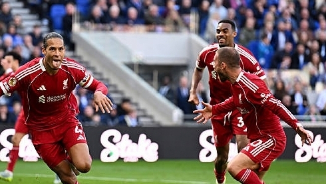 Liverpool thiết lập cột mốc lịch sử sau trận thắng Everton