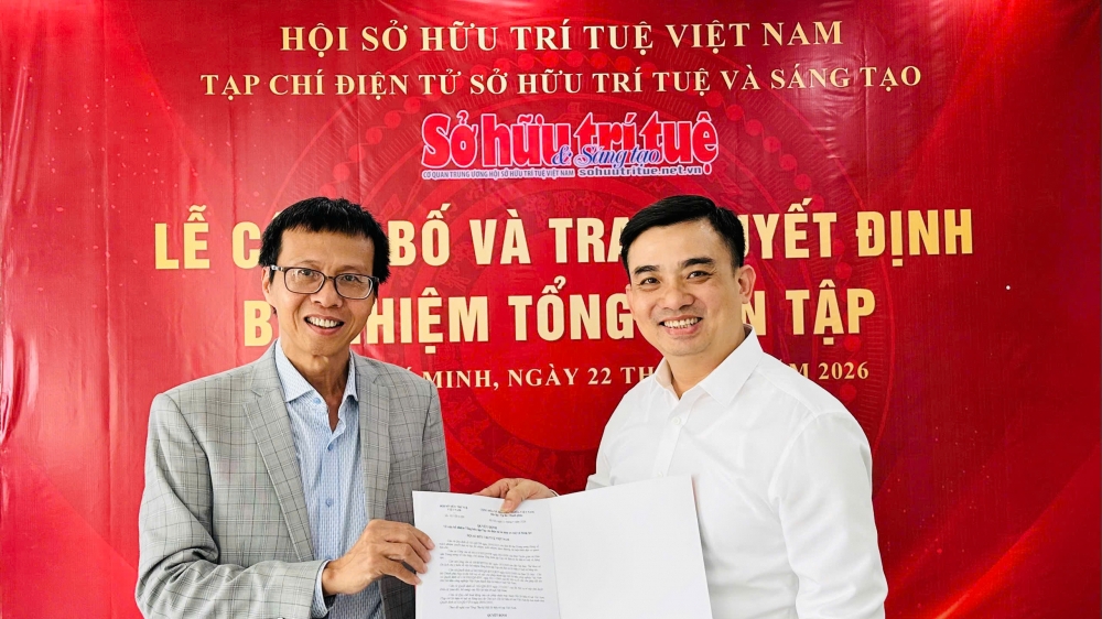 Bổ nhiệm tân Tổng Biên tập Tạp chí điện tử Sở hữu Trí tuệ và Sáng tạo