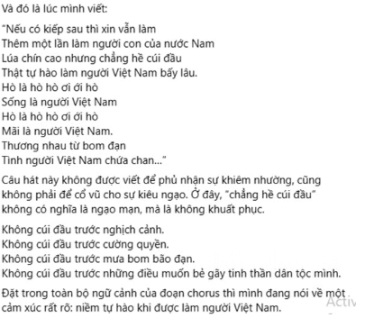 Châu Đăng Khoa nói gì về câu hát gây tranh cãi?