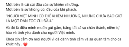 Châu Đăng Khoa nói gì về câu hát gây tranh cãi?